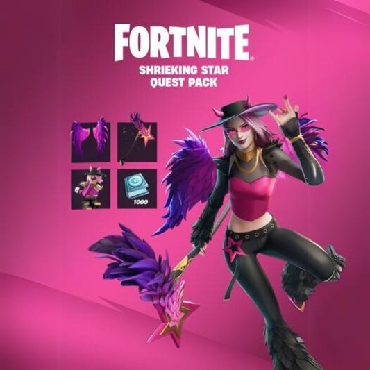 FORTNITE - SHRIEKING STAR QUEST PACK + 1,000 V-BUCKS CHALLENGE PACK