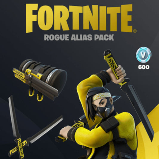 FORTNITE - ROGUE ALIAS PACK + 600 V-BUCKS